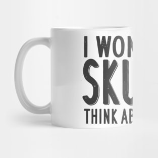 Skunk animal lover saying girl motif Mug